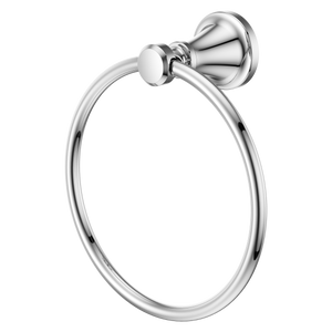 Universal Traditional Towel Ring in Polished Chrome