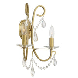 Othello 2 Light Polished Chrome Sconce 6822-CH-CL-MWP
