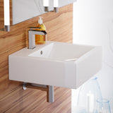 Voltaire 18 Square Ceramic Wall Mount Sink