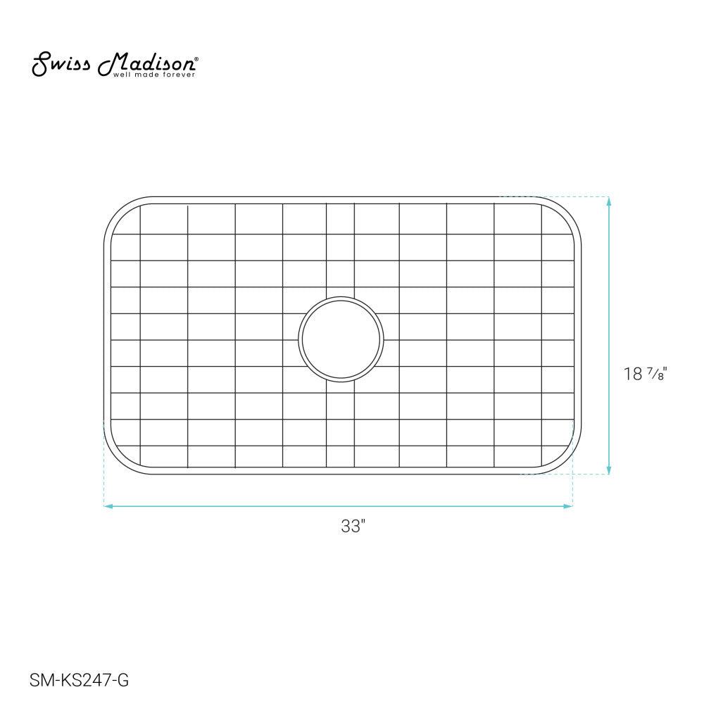 33 x 20 Stainless Steel Kitchen Sink Grid