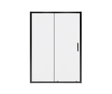 MAAX 135237-900-340-000 Connect Pro 55 ½-57 x 76 in. 6mm Sliding Shower Door for Alcove Installation with Clear glass in Matte Black