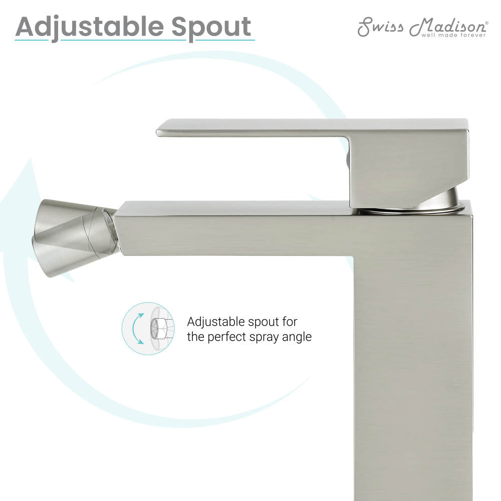 Concorde Bidet Faucet in Nickel