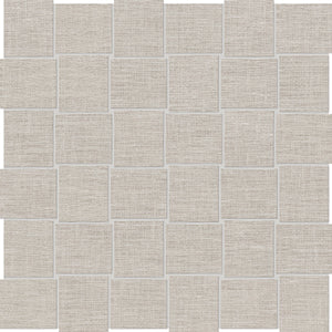 Anatolia Tile 2X2 Basketweave Belgian Linen Natural Porcelain Mosaics. 1 Sheet = .96 Sq. Ft. 4501-0033-1 (69-567) Natural Basketweave 2x2 - premium natural stone mosaic tile from Anatolia Tile, available at PoshHaus showroom in Keene, NH