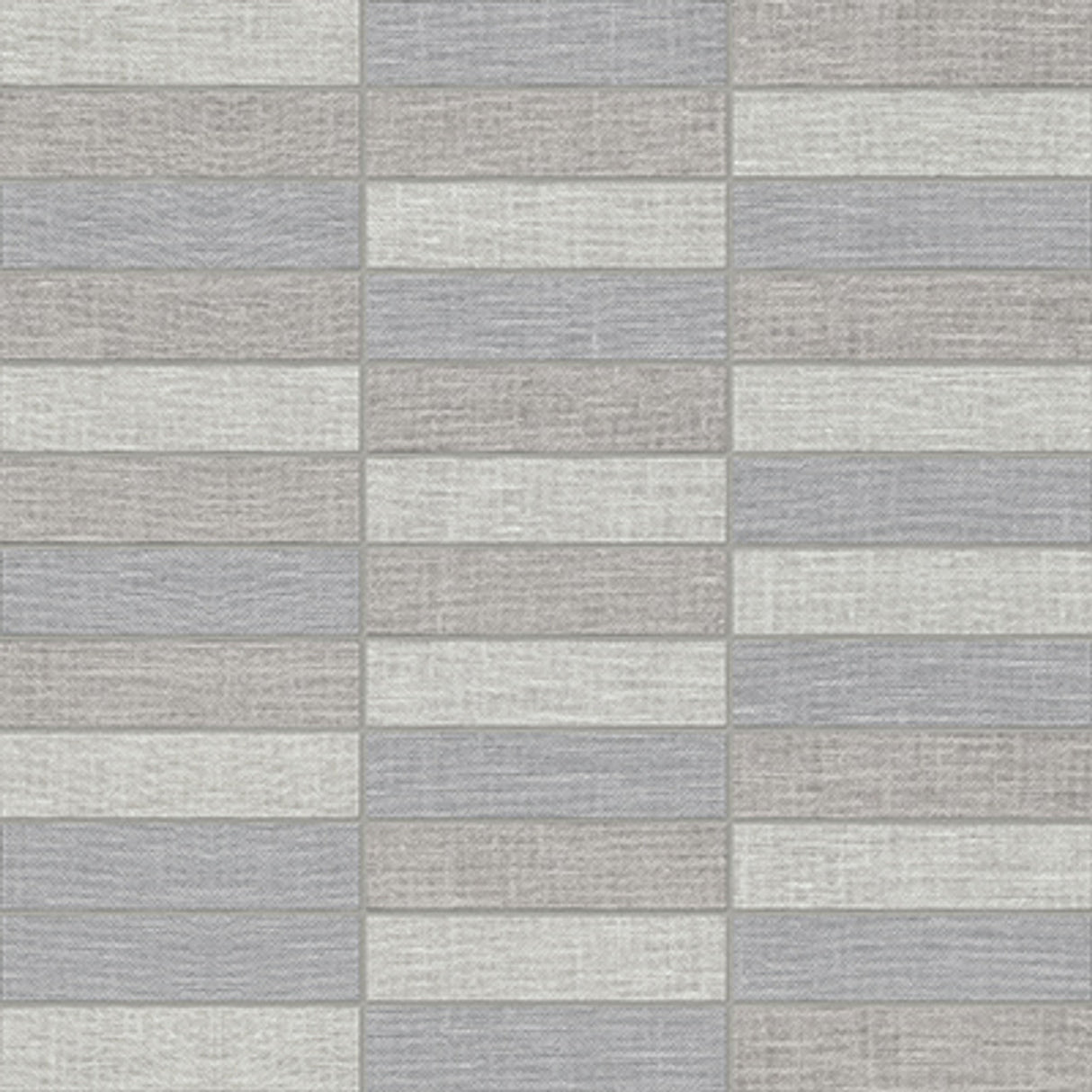Anatolia Tile 1X4 Belgian Linen Dark Blend Stacked Mosaics. 1 Sheet = .96 Sq. Ft. 4501-0027-1  - premium natural stone mosaic tile from Anatolia Tile, available at PoshHaus showroom in Keene, NH