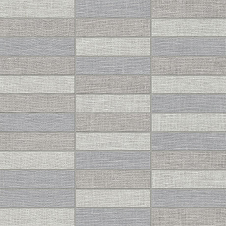 Anatolia Tile 1X4 Belgian Linen Dark Blend Stacked Mosaics. 1 Sheet = .96 Sq. Ft. 4501-0027-1  - premium natural stone mosaic tile from Anatolia Tile, available at PoshHaus showroom in Keene, NH