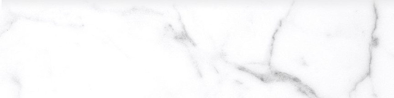 Anatolia Tile 3X12 Bn Mayfair Statuario Honed Bullnose 4502-0120-1 Statuario Venato 3x12 Bullnose Matte - premium natural stone mosaic tile from Anatolia Tile, available at PoshHaus showroom in Keene, NH