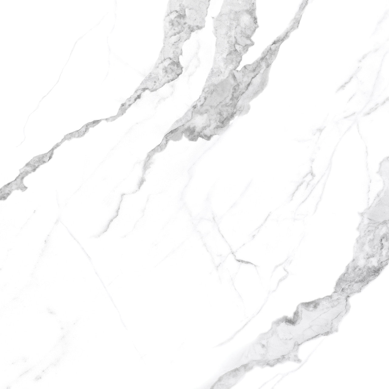 Anatolia Tile 24X24 Mayfair Statuario Venato Polished Rectified Porcelain 4500-0386-1 Statuario Venato 24x24 Polished - premium natural stone mosaic tile from Anatolia Tile, available at PoshHaus showroom in Keene, NH
