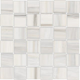 Anatolia Tile 2X2 Basketweave Mayfair Zebrino Matte Porcelain Mosaics. 1 Sheet = .98 Sq. Ft. 4501-0136-1 Zebrino 2x2 Basketweave Matte - premium natural stone mosaic tile from Anatolia Tile, available at PoshHaus showroom in Keene, NH