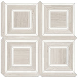 Anatolia Tile Mayfair Strada Ash Piazza Polished Porcelain Mosaics. 1 Sheet = .96 Sq. Ft. 4501-0155-1 Strada Ash Piazza - premium natural stone mosaic tile from Anatolia Tile, available at PoshHaus showroom in Keene, NH