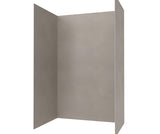 Swanstone SMMK96-4262 42 x 62 x 96 Swanstone Smooth Glue up Shower Wall Kit in Clay SMMK964262.212