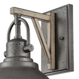 Elk 69650/1 North Shore 12.25'' High 1-Light Outdoor Sconce - Iron