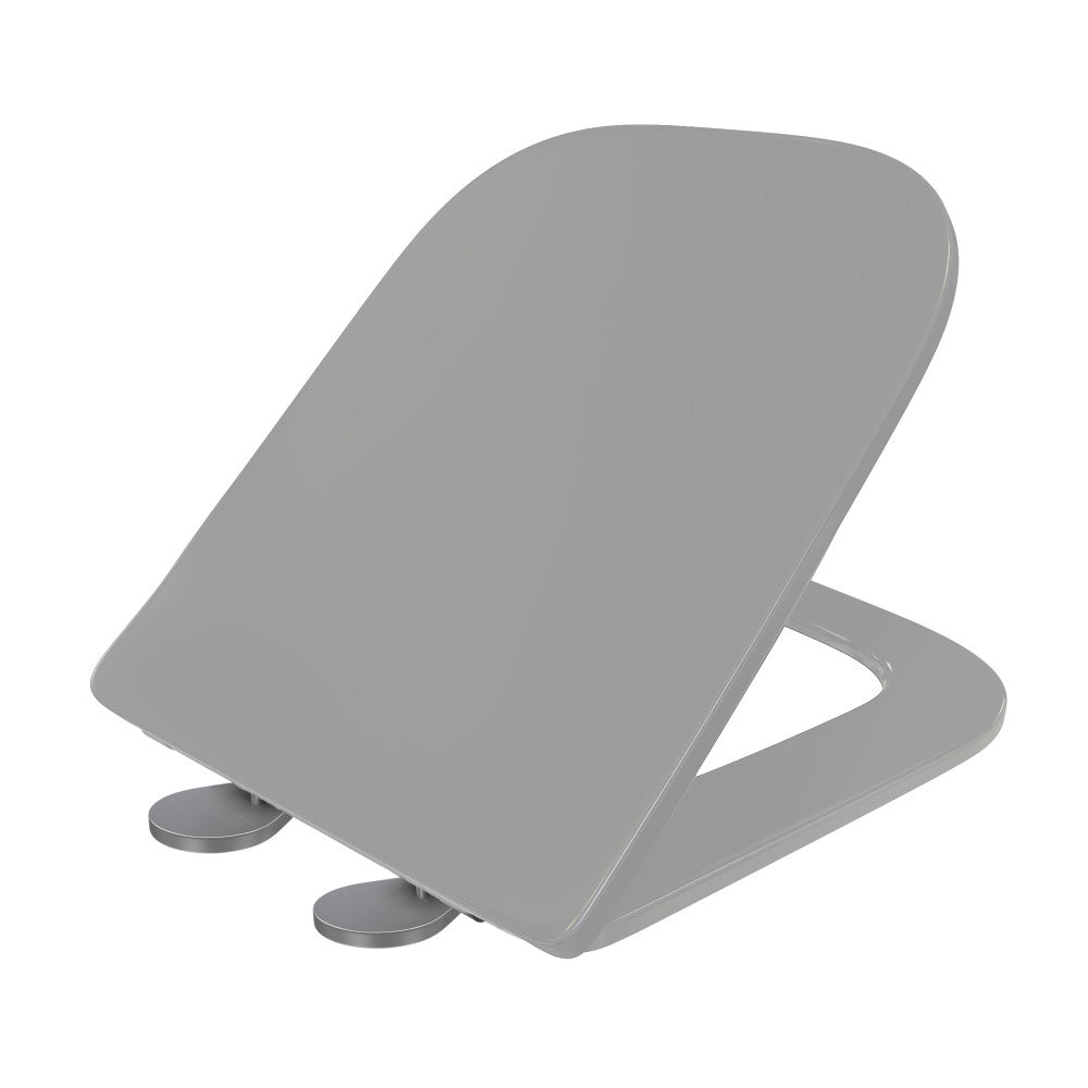Quick Release Toilet Seat in Matte Grey (SM-1T106MG)