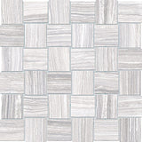 Anatolia Tile 2X2 Basketweave Eramosa Ice Matte Porcelain Mosaics. 1 Sheet = .96 Sq. Ft. 4501-0084-0 (69-231) Ice Basketweave 2x2 - premium natural stone mosaic tile from Anatolia Tile, available at PoshHaus showroom in Keene, NH