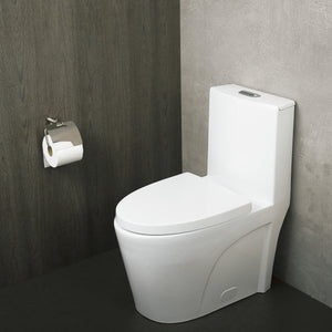 DAX Ceramic Siphonic Toilet One Piece, White BSN-CL12011