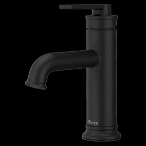 Colfax Single Control 4" Centerset Bathroom Faucet in Matte Black