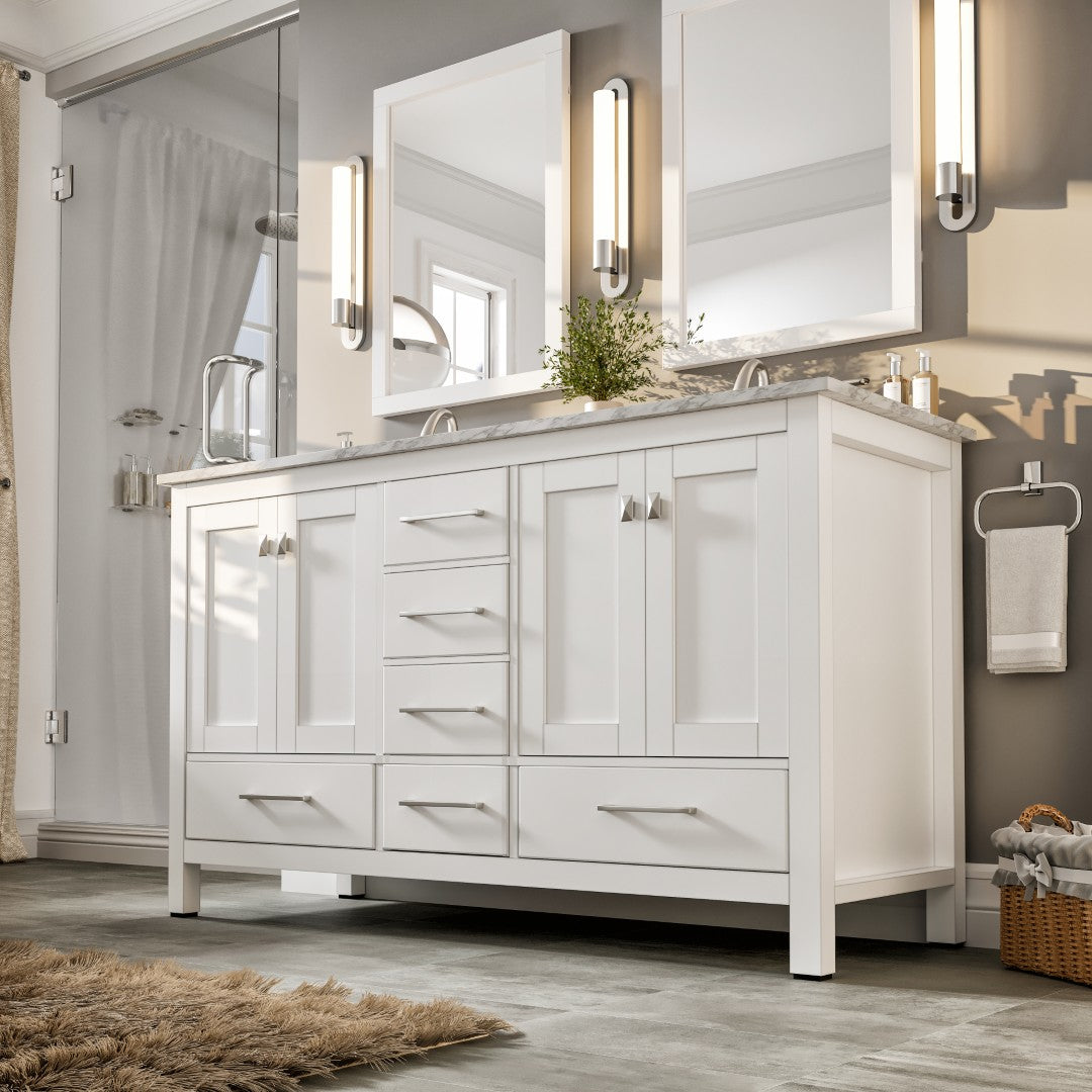 Eviva Aberdeen 60 White Bathroom Vanity
