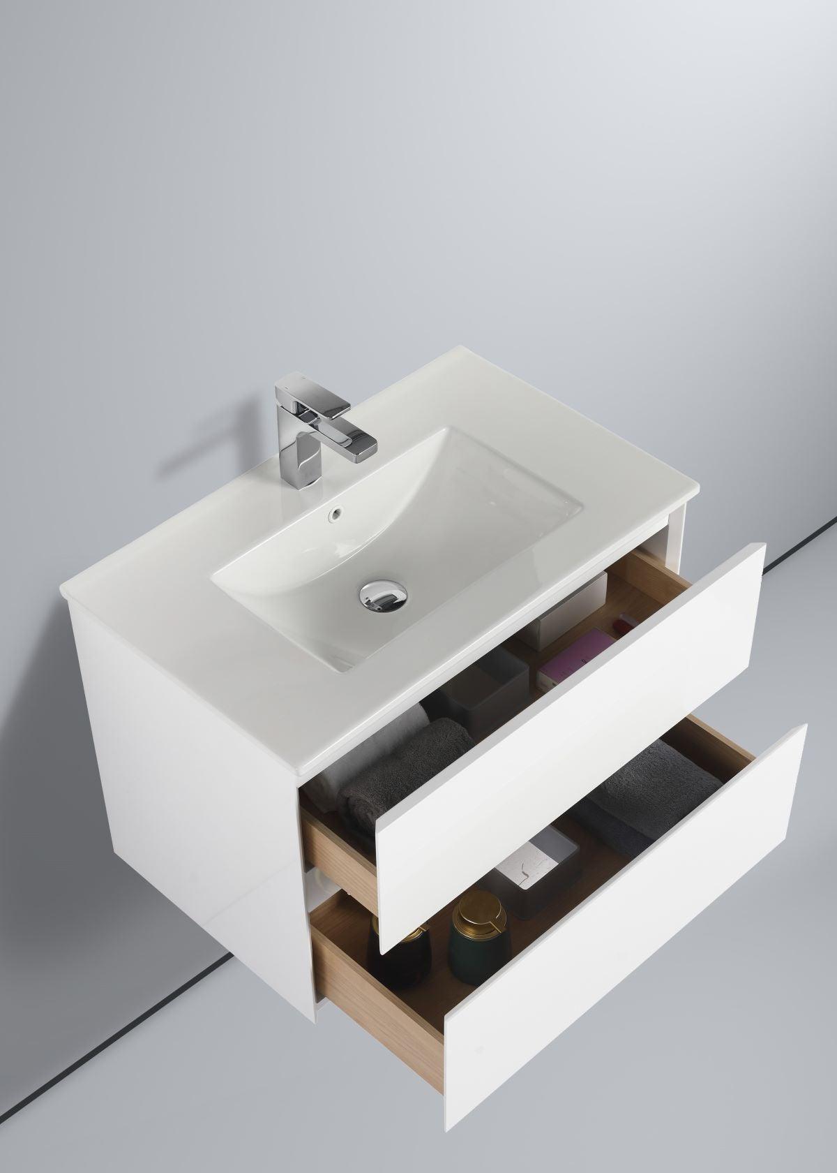 Blossom Assisi 30" Vanity - Eco-Friendly Modern Minimalist Design with Soft-Closing Drawers