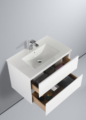 Blossom Assisi 30" Vanity - Eco-Friendly Modern Minimalist Design with Soft-Closing Drawers
