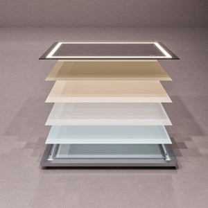 Eviva Glow 36" x 28" Rectangular Frameless Mirror