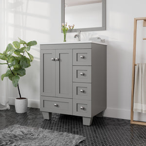 Eviva Acclaim C. 24 inch Grey Bathroom Vanity