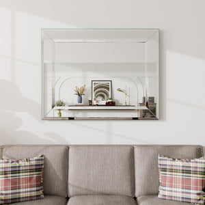 Eviva Mona 31" x 24" Rectangular Frameless Mirror