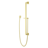 Modern Square Adjustable Slide Bar Kit in Brushed Gold