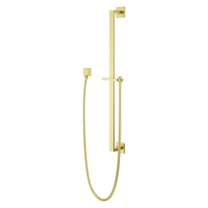 Modern Square Adjustable Slide Bar Kit in Brushed Gold