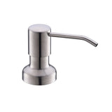 DAX Brass Round Soap Dispenser, Brushed Nickel DAX-1002-BN