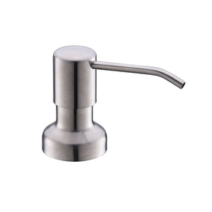DAX Brass Round Soap Dispenser, Brushed Nickel DAX-1002-BN