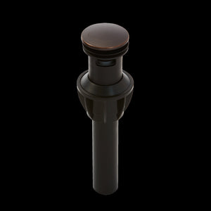 Push & Seal Drain Assembly - No Logo in Tuscan Bronze