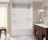 MAAX 105915-SR-000-001 Camelia TS-6032 Acrylic Alcove Right-Hand Drain Two-Piece Tub Shower in White