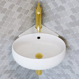 Plasir Corner Wall Hung Sink