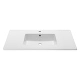 Voltaire 37 Vanity Top Sink with Single Faucet Hole