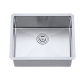 DAX Stainless Steel Single Bowl Undermount Kitchen Sink, 23", Brushed Stainless Steel DAX-T2318-R10