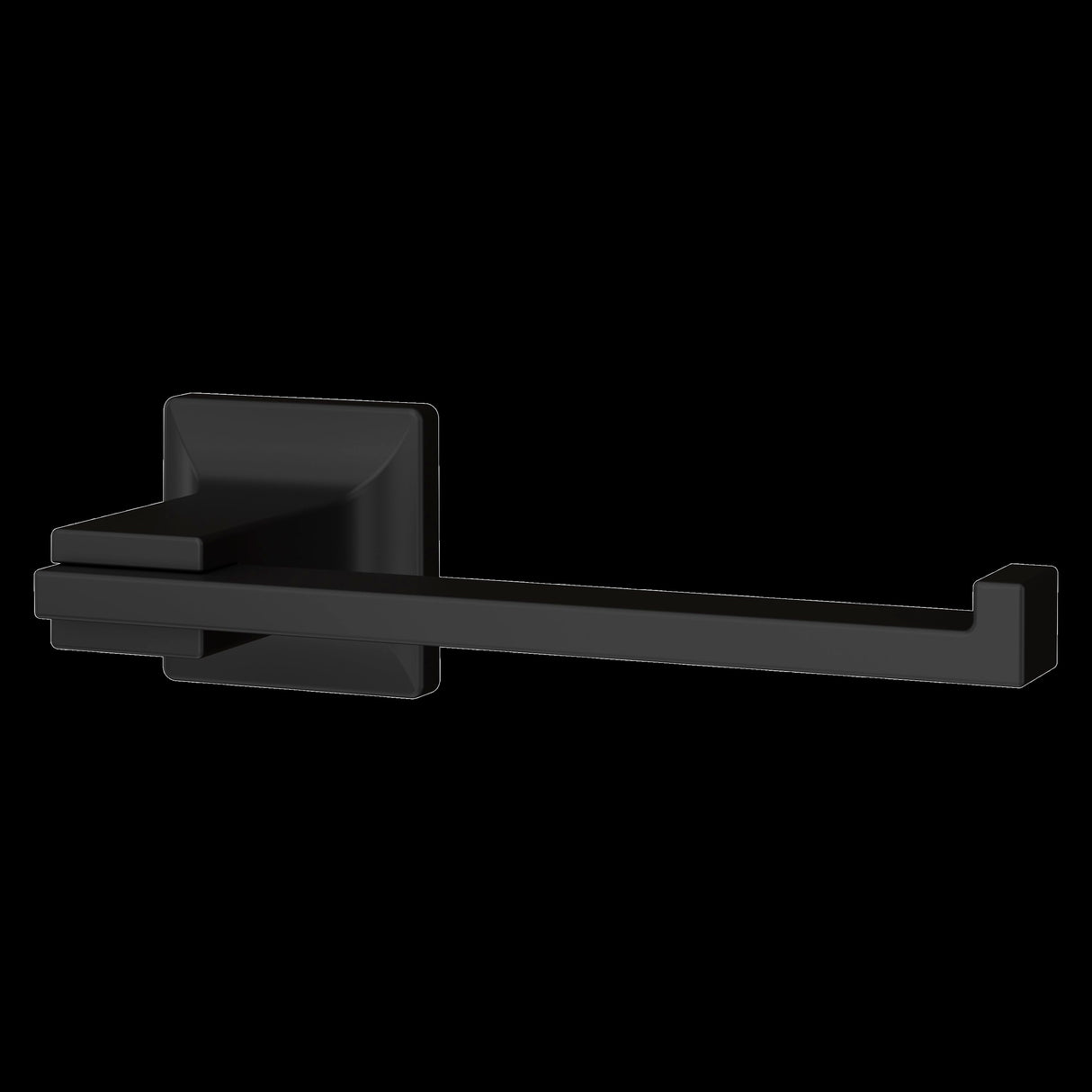 Verve Toilet Paper Holder in Matte Black