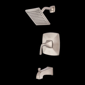 Bronson 1-Handle Tub/Shower Trim in Brushed Nickel