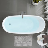 Sublime 67" Single Slipper Freestanding Bathtub