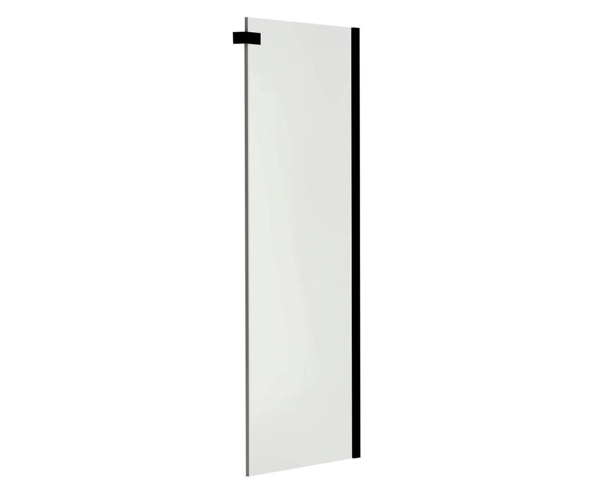 MAAX 139396-900-340-000 Halo Return Panel for 36 in. Base with Clear glass in Matte Black