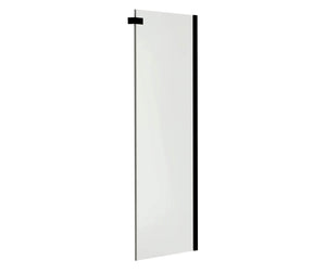 MAAX 139396-900-340-000 Halo Return Panel for 36 in. Base with Clear glass in Matte Black