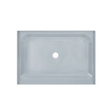 Voltaire 48 x 36 Single-Threshold, Center Drain, Shower Base in Grey