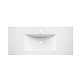 Pierre 36 Single, Open Shelf, Chrome Metal Frame Bathroom Vanity