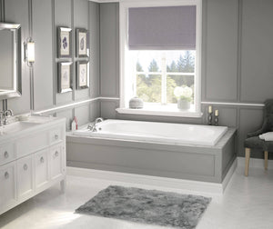 MAAX 100106-103-001-100 Talisman 71 x 42 Acrylic Drop-in End Drain Aeroeffect Bathtub in White