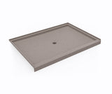 Swanstone SS-4260 42 x 60 Swanstone Alcove Shower Pan with Center Drain Clay SF04260MD.212