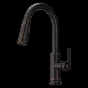 Colfax Pulldown Kitchen Faucet in Tuscan Bronze