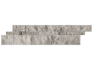 Anatolia Tile 6X24 Marble Ritz Gray Split Face Stone Wall Panels 72-609  - premium natural stone mosaic tile from Anatolia Tile, available at PoshHaus showroom in Keene, NH
