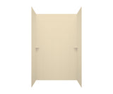 Swanstone SQMK96-3662 36 x 62 x 96 Swanstone Square Tile Glue up Shower Wall Kit in Bone SQMK963662.037