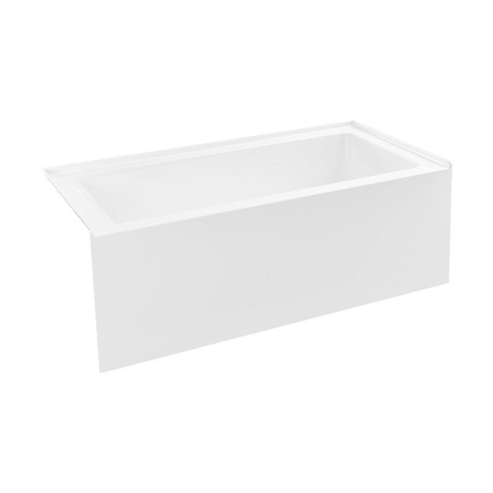 Voltaire 60" X 30" Left-Hand Drain Alcove Bathtub with Apron