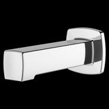 Squared Non-Diverting Tub Spout in Polished Chrome