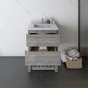 Fresca FCB3124ASH-FS-CWH-U Bathroom Vanity