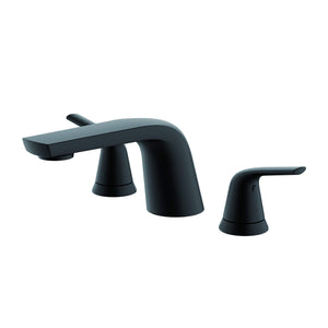 Gerber D300934BST Satin Black Lemora Three Piece Roman Tub Trim Kit